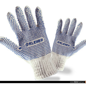 Blanco con Motas Azules  ( 12 pares) T8