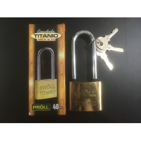 Candado - Titanio Arco Alto 60
