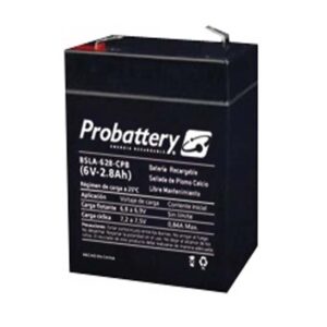 Bateria Electrolito Absorvido 6V 2,8Ah rocket