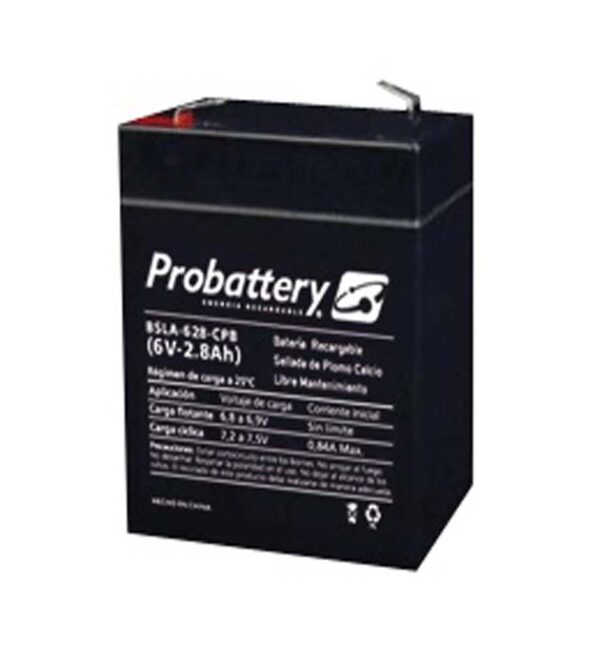 Bateria Electrolito Absorvido 6V 2,8Ah rocket