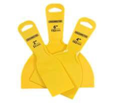 Espatula Cabo PlasticoSet 3 espatulos 2", 4", 6"