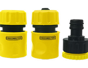 Acoples -Conector acople rapido 3/4 - 3 piezas