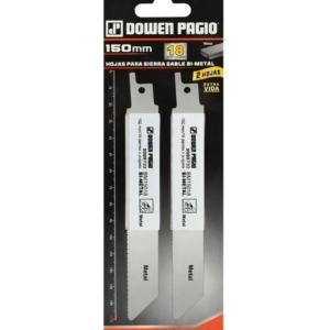 Hoja Sierra Sable Metal L150 18dxp - 2u.