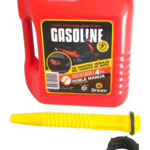 BidonCon Embudo 4 Lts EXTRACHATO Rojo / Nafta