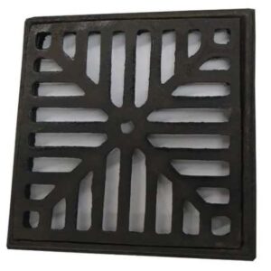 Rejillas Plastica 10x10 con marco NEGRA