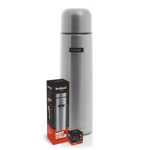 Termo Acero 1 lt c/tapon cebador Broksol