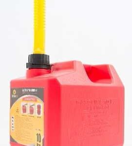 BidonCon Embudo 10 Lts Rojo / Nafta