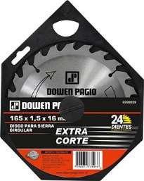 Discos Sierras Circulares - 165mm - 24d