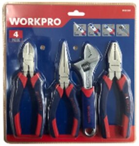 JUEGO DE ALICATES Y LLAVES 4 PIEZAS
