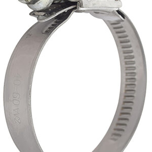 Abrazadera Berta Inox Banda 12MM  40 A 60 MM