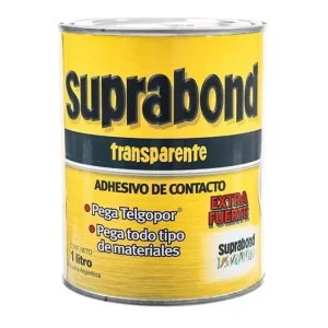 Adhesivo de Contacto SUPRABOND 1/4cc  - TRANSPARENTE - LATA