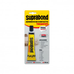 Adhesivo de Contacto SUPRABOND 50cc  - TRANSPARENTE - BLISTER