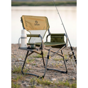 Silla Plegable "MACA" C/Bandeja Gris/Verde