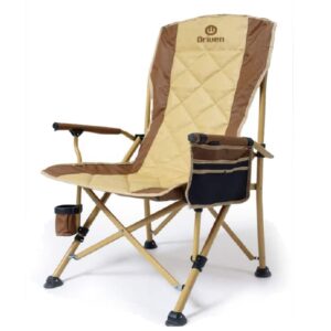 Silla Plegable "NELA" C/Portavaso y Bolsillo Verde/Gris